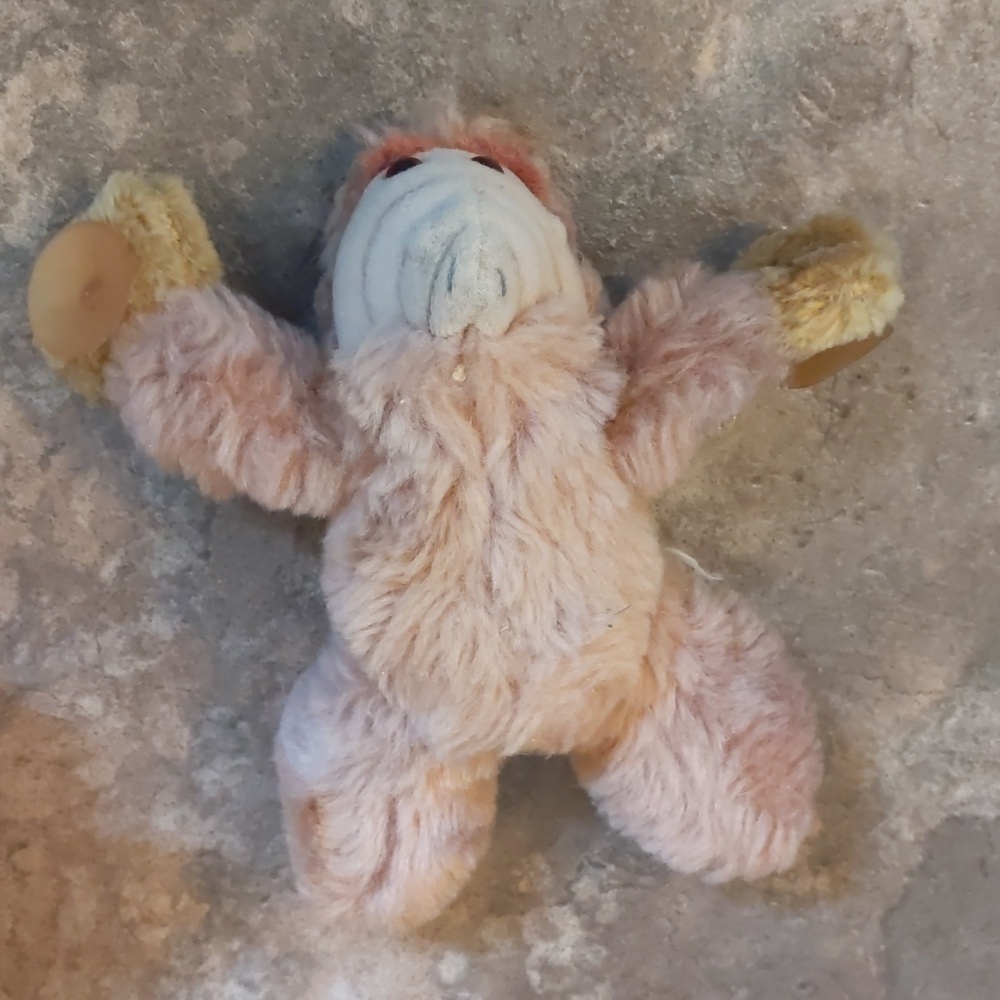 Vintage 1988 Alf Coleco Window Cling Suction Cup Stuffed Animal Plush Toy 8"
